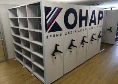 Металлические стеллажи архивные брендированные