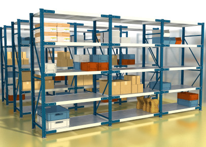 Полочные среднегрузовые стеллажи